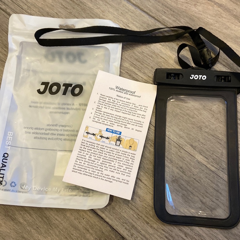 Joto waterproof cell phone case /dry bag